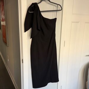 Dress the Population Black One-Shoulder Dress